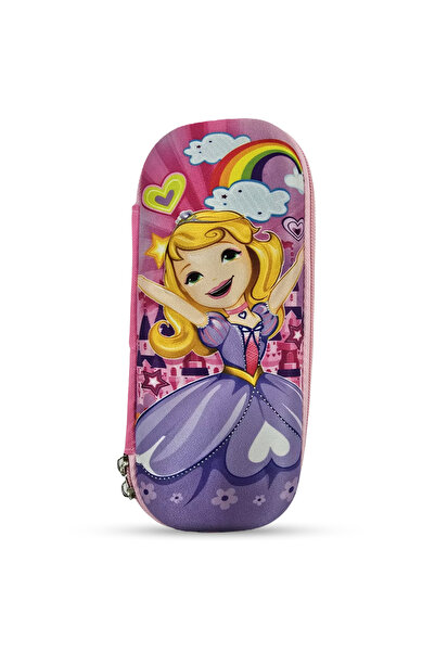 Cocobee Happy Princess Pencil Case With Internal Mesh Pocket, Sturdy Build, Z...