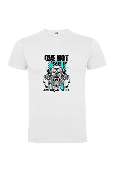 iLovePrints Steel Skull Artwork Tshirt