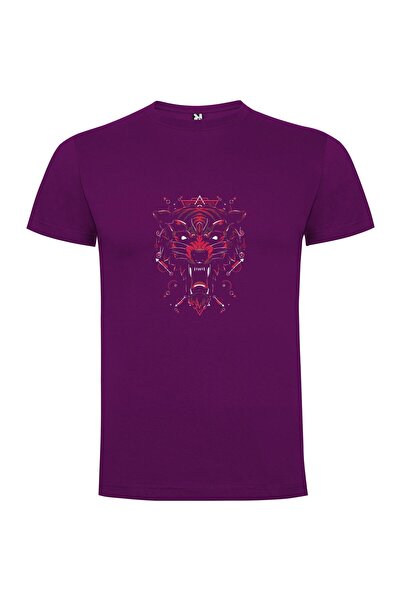 iLovePrints Royal Geometric Beast Tshirt