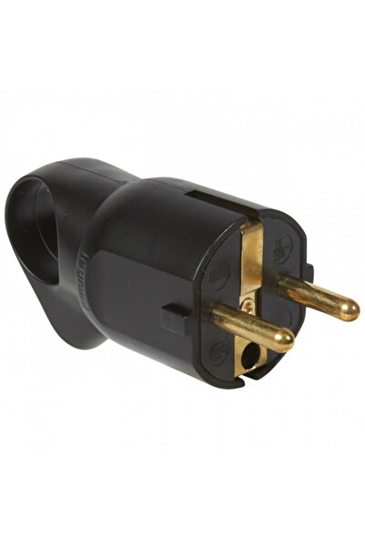 Legrand Stecher cu inel Negru, 050328, 1 buc