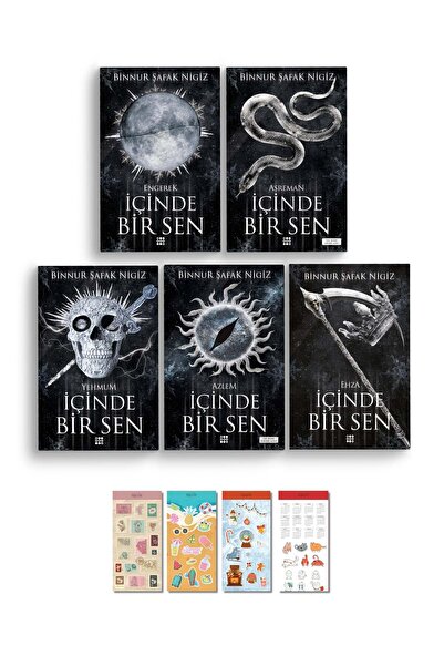 dokuzyayinlari Binnur Şafak Nigiz - İçinde Bir Sen Serisi (5 Kitap Takım - Ci...