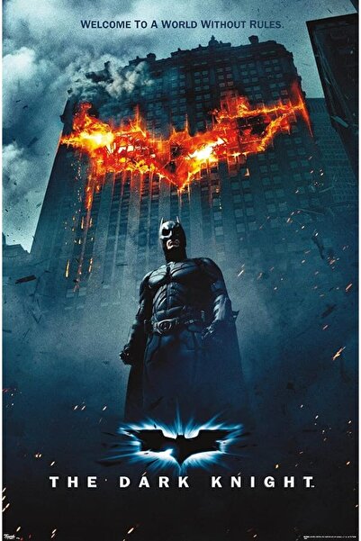 ESSESORIES Batman Movie Poster Wall Art Room Decor Self Adhesive