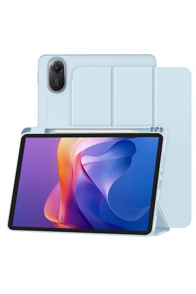 Techsuit Flex Trifold (με θήκη για μολύβι) - Xiaomi Redmi Pad 2 - Γαλάζιο