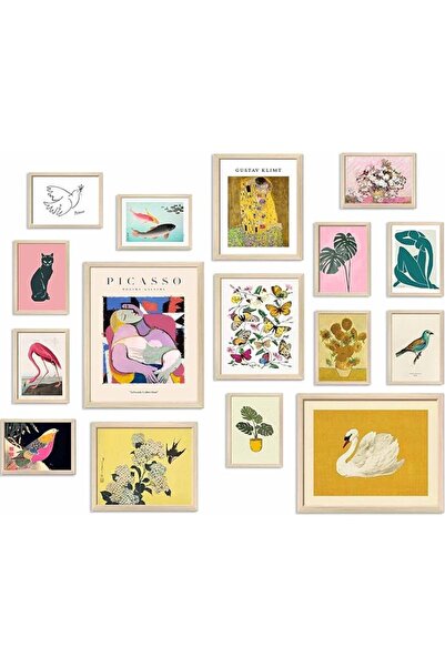 ESSESORIES Flower Market Aesthetic Poster Wall Art Set of 16 Room Decor Self ...