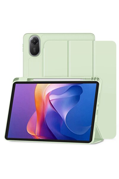 Techsuit Flex Trifold (με θήκη για μολύβι) - Xiaomi Redmi Pad 2 - Πράσινο Μάτσα