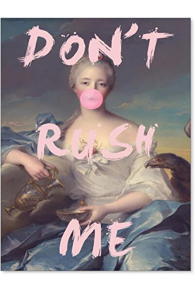 ESSESORIES Funky Pop Don't Rush Me Victorian Aesthetic Poster Wall Art Room D...