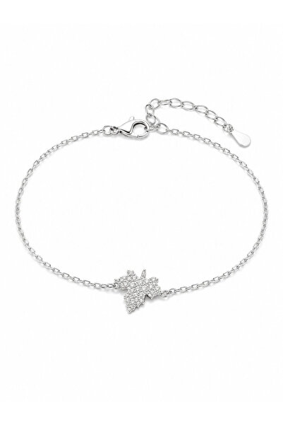 Delagos Brățară din argint 925 cu piatră de zirconiu, placată cu rodiu