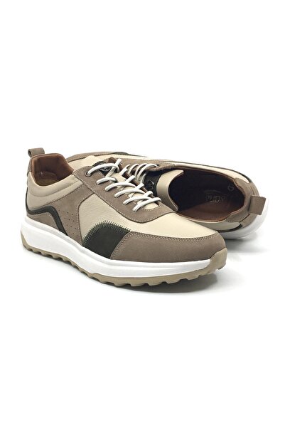 LİSANS SHOES 2502 100% Genuine Leather Orthopedic Men's Daily Summer Shoes wi...
