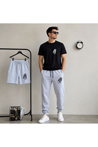 orwen life est. 2022 Unisex 3-Piece Combination Set Oversize T-Shirt + Sweatp...