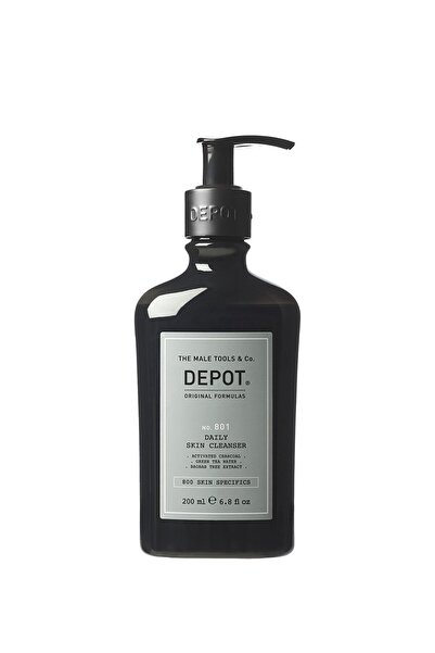 DEPOT Cleansing Gel for Face, Activated Charcoal, 800 Skin Specifics, 200 ml