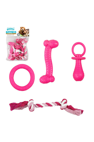Pawise Kmrsfres Puppy Life Toy (22620) Set Pink