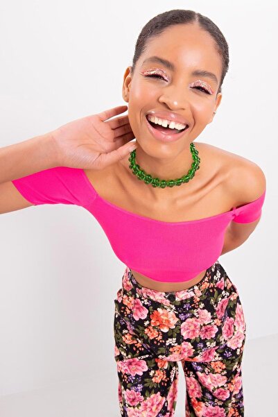 BSL Carmen Yaka Örgü Body