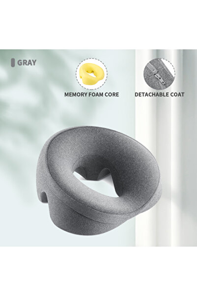Choice Gray Special Comfortable Breathable Memory Foam Face Pillow for Head f...