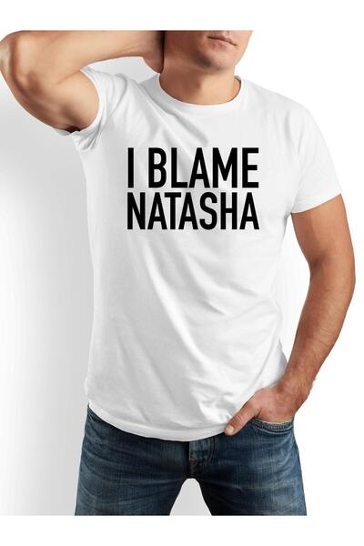 LİNA06 تي شيرت صيفي بأكمام قصيرة للرجال من I ACCUSE NATASHA، قميص برقبة دائري...