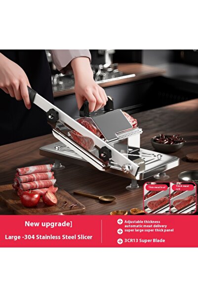 Choice5 Big 304 stainless GIANXI Mutton Roll Slicer Machine Stainless Steel M...