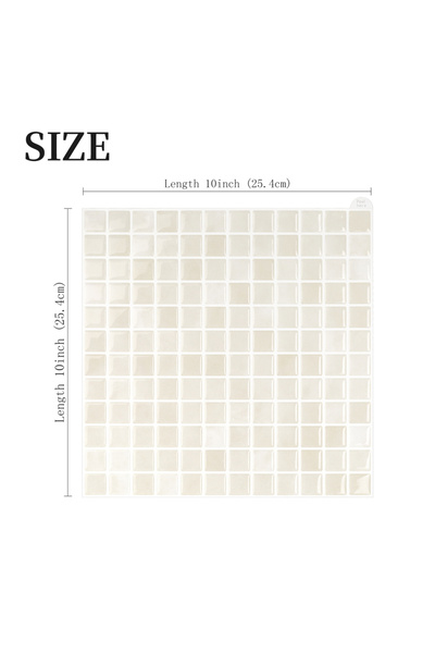 Choice 10 Sheets T80241 10 sheets Brick Wall Stickers 3d Mosaic Patterned Vin...