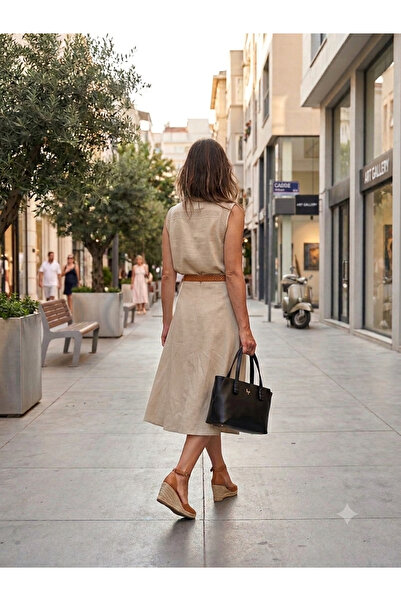 BYZ -405 Brown Women's Shoulder Bag 38X17X13Cm