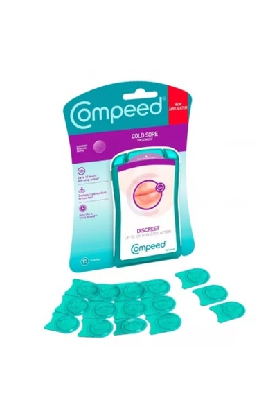 Verset Parfums Plasturi tratament pentru herpes, 15 plasturi, Compeed