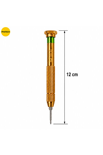 PİYATECH 0.6 Mm Y Uç Profesyonel Metal Hassas Tornavida - Telefon, Saat, Gözl...