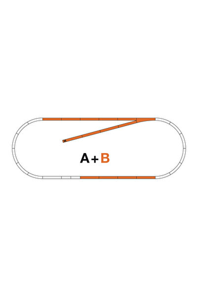 Roco Set de extensie șină "B" (margine flexibilă) - H0 42020