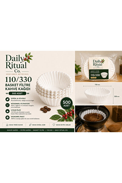 Co. 110/330 Basket Filtre Kahve Kağıdı 500'lü