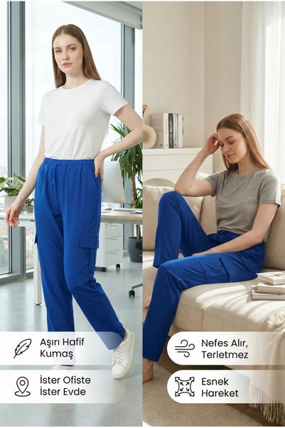 DKECCI Cargo Pocket Comfort Pants |   Anti-Sweat Flexible Unisex Bottoms