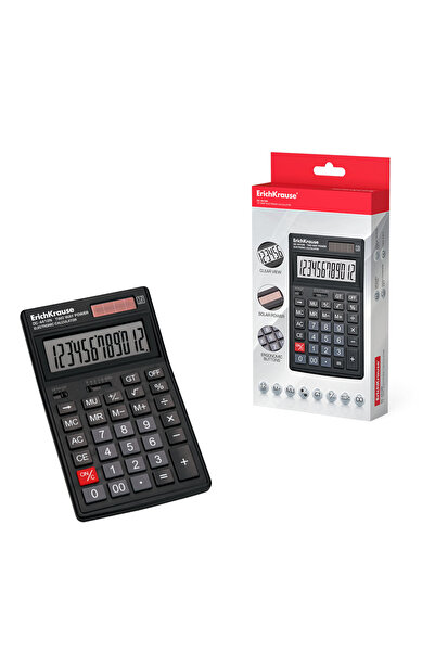 OEM Calculator de birou ErichKrause DC-4412N Negru clasic 12 cifre