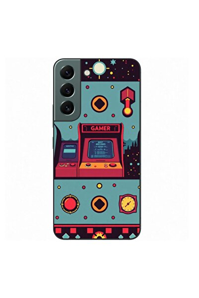 OEM Калъф, съвместим със Samsung Galaxy S22+ Plus, силиконов гел TPU, с десен...