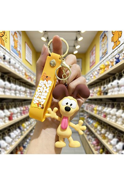 Choice5 funko S ZX41123 Garfield 3D Silicone Keychain Set Cartoon Cat Figure ...