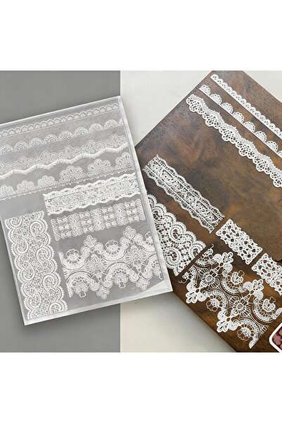 Choice3 1 1Pcs 3D Lace Flower Silicone Nail Art Mold Vintage French Laces Nai...