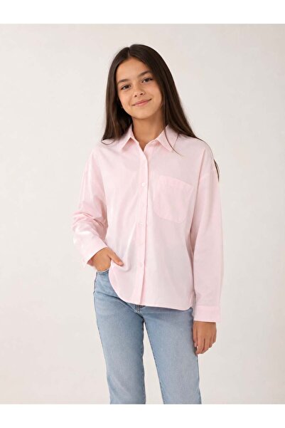 Ugly Duck KIZ OVERSIZE GÖMLEK - PEMBE