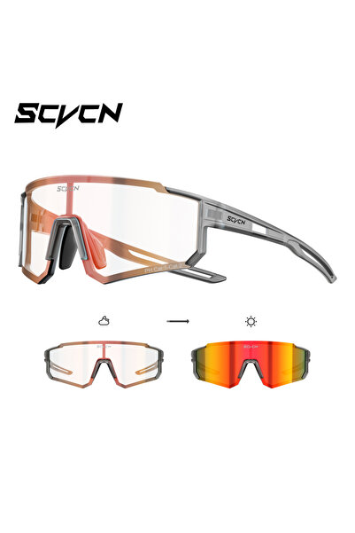 Choice5 Photochromic RED-16 SCVCN Photochromic Sunglasses for Men Cycling Gla...