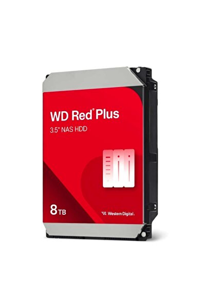 Western Digital (WD) WD RED Plus, WD80EFPX, 3.5", 8TB, 256Mb, 5640 Rpm, 7/24 ...