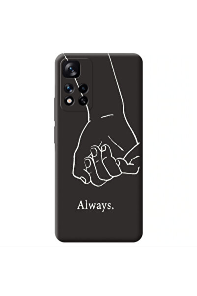 Other Xiaomi Redmi Note 11 Pro 5G Always Black Colored Silicone TPU Θήκη
