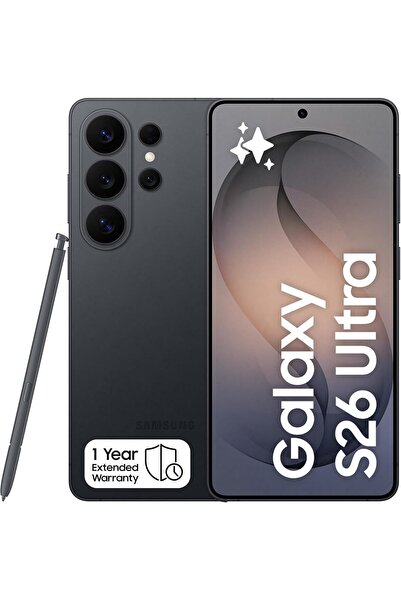 Samsung Galaxy S26 Ultra Black, 256GB Storage, 12GB RAM, Built-in Privacy Dis...