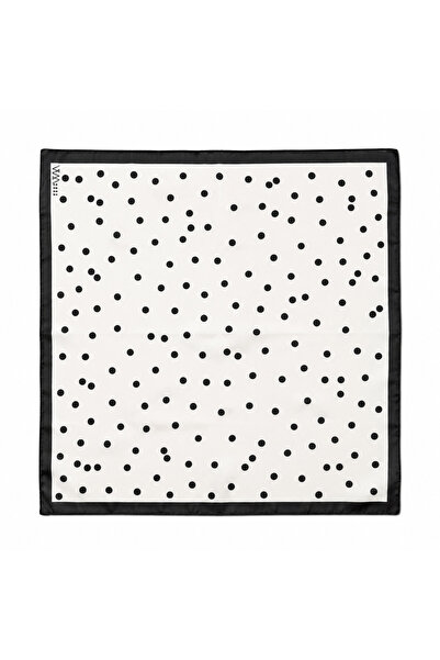 Wega Moda Polka Dot Patterned 100% Cotton 55X55 cm Square Scarf Bandana – Hai...
