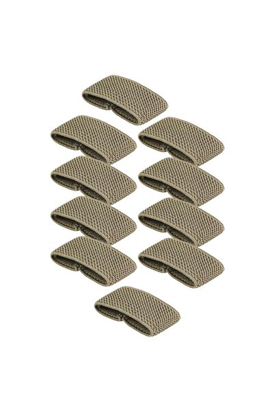 Choice1 Green 10x Elastic Belt Keepers Webbing Holder Strap Organizer Nylon f...