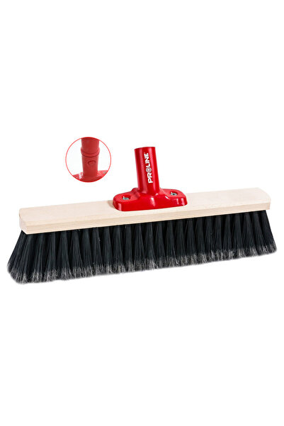 Proline ξύλινη σκούπα 14303 με συνθετική τρίχα 8cm, click system, 30cm