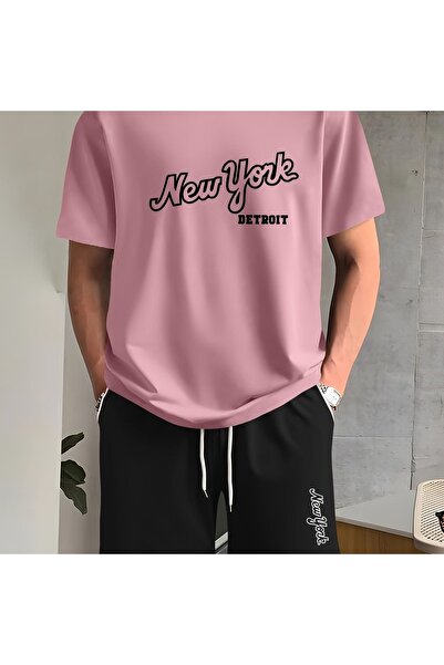 ZEMLİYA Sara Unisex Oversize Shorts Set Short Sleeve T-Shirt Comfortable Fit ...