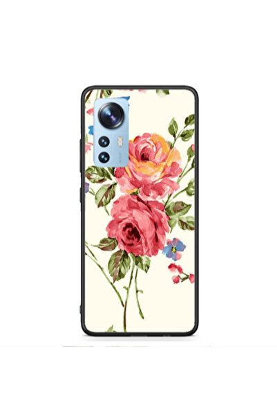 Other Xiaomi Mi 12 Violet and rose Black Glossy Θήκη