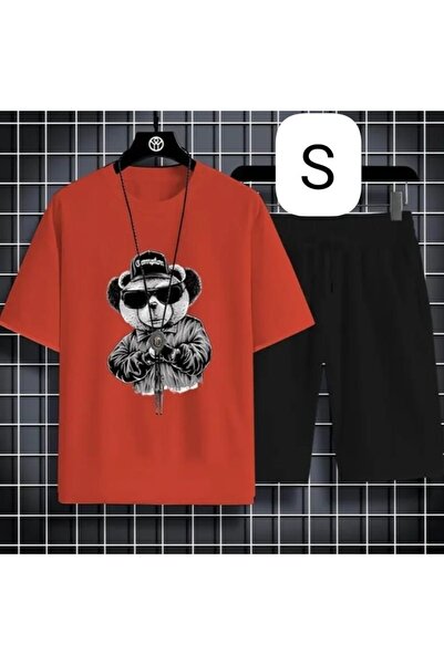 ZEMLİYA Sara Unisex Oversize Shorts Set Short Sleeve T-Shirt Comfortable Fit ...