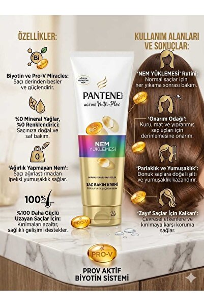ÇEÇEN HOME Long & Strong Hair Care Cream - Biotin + Bamboo - Powerful Repair ...