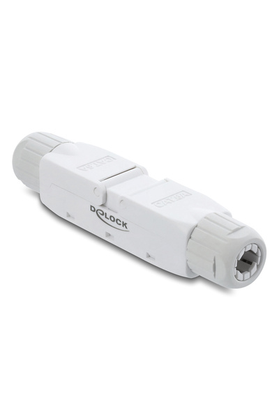 DELOCK σύνδεσμος LSA 91126, CAT 6A unshielded, tool-free, λευκός