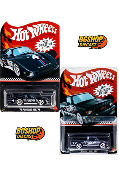 HOT WHEELS 2026 COLLECTOR EDITION - 78 PORSCHE 935 - 91 GMC SYCLONE