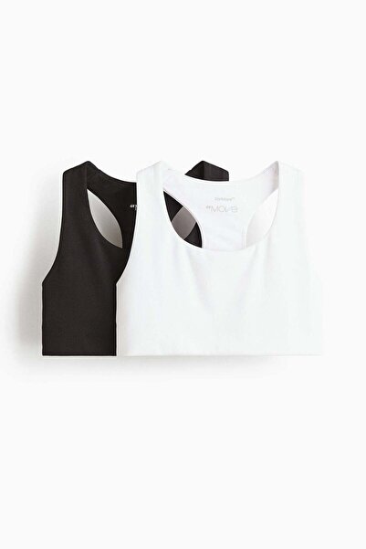 H&M عبوة من قطعتين من القمصان الرياضية مع DryMove™