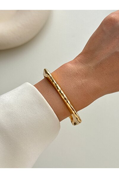 YOUES JEWELRY Steel Thick Handcuff Bracelet Women's Bracelet Unisex Gold Wome...