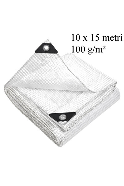 gwd Prelată impermeabilă 10x15 m, polietilenă 100 g/m², inele de fixare, rezi...