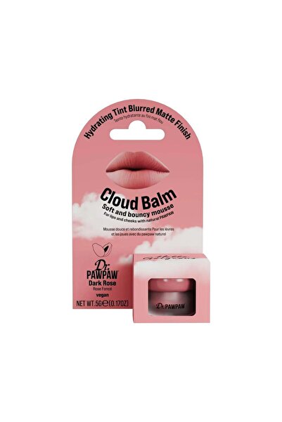 Dr.Pawpaw Mousse lip balm for lips and cheeks, blurred matte finish, Cloud Ba...