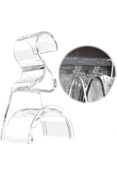 Arabest Hanger Purse Organizer for Closet, Premium Clear Acrylic Bag Hanger P...