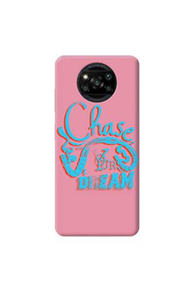 Other Xiaomi Poco X3 /X3 Pro Chase Your Dream Pink Colored Silicone TPU Θήκη